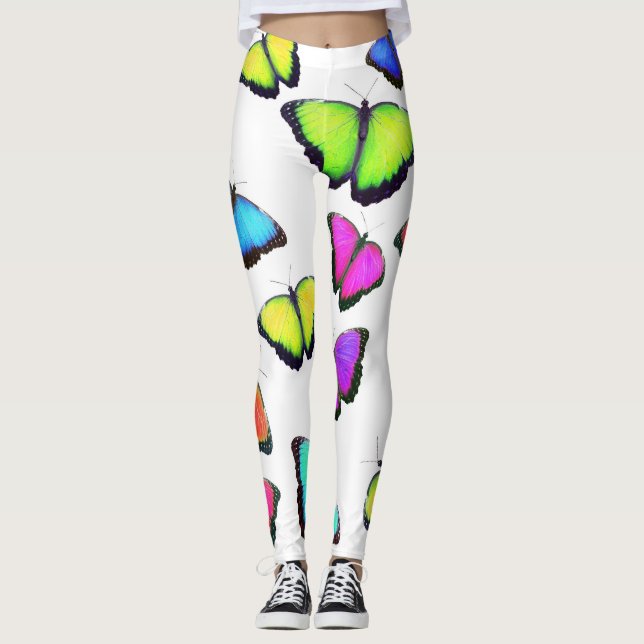 Leggings Mariposa arcoiris (Anverso)