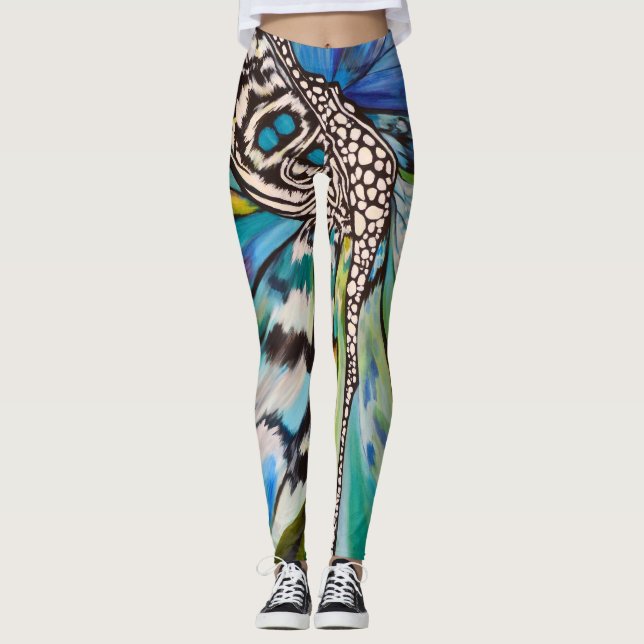 Leggings Mariposa azul (Anverso)