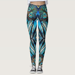 Leggings Mariposa azul abstracta