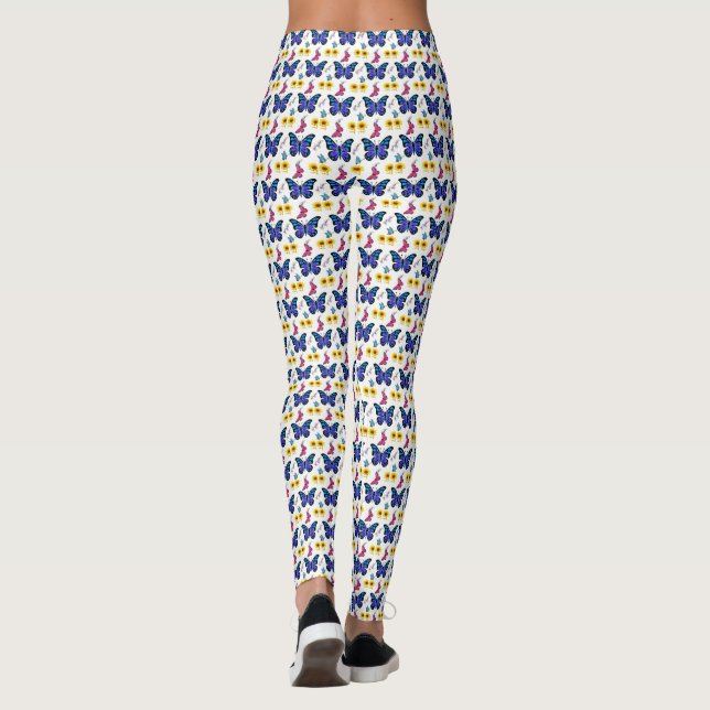 Leggings Mariposa de las piernas (Reverso)