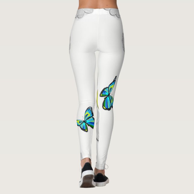 Leggings Mariposa de las piernas (Reverso)