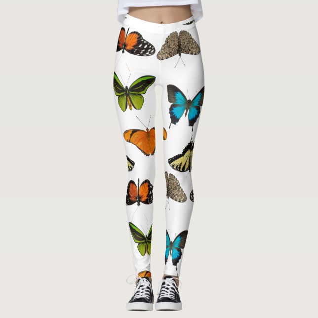 Leggings Mariposa, diseño de mariposas transparente (edició (Anverso)