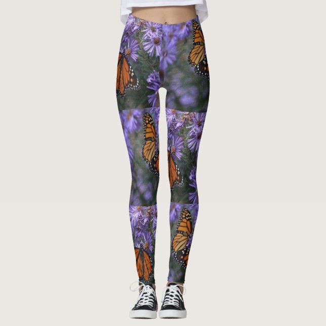 Leggings Mariposa En Aster (Anverso)