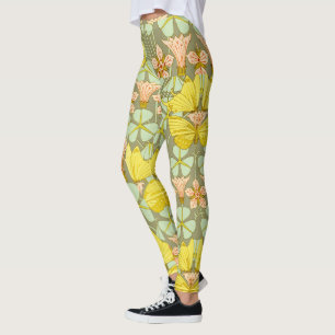 Leggings Mariposa Floral Colorido Botánico
