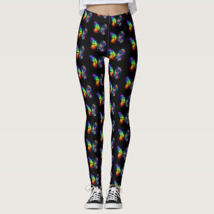 Leggings Mariposa florida arcoiris