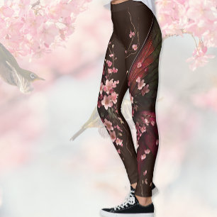 Leggings Mariposa leñosa de primavera