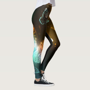 Leggings Mariposa luminosa y mariposas nocturnas