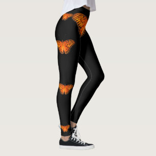 Leggings Mariposa naranja en la oscuridad