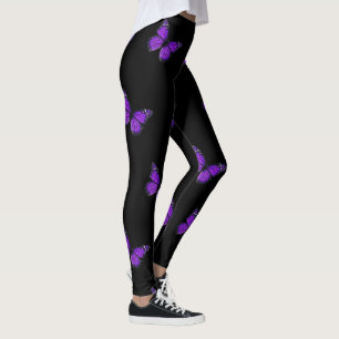 Leggings Mariposa púrpura