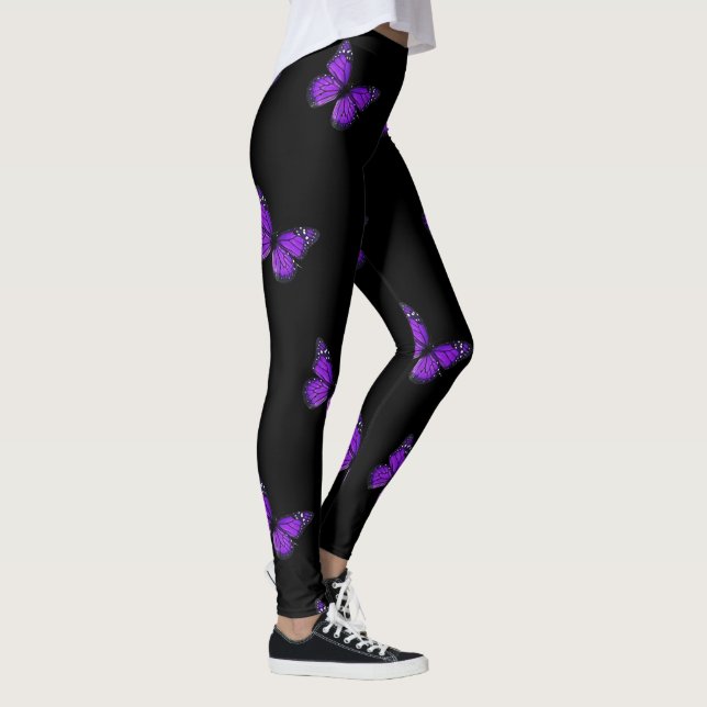 Leggings Mariposa púrpura (Derecha)