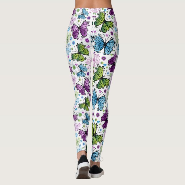 Leggings Mariposa Trippy Hippy Retro (Reverso)