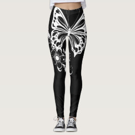 Leggings Mariposa y piernas de flores