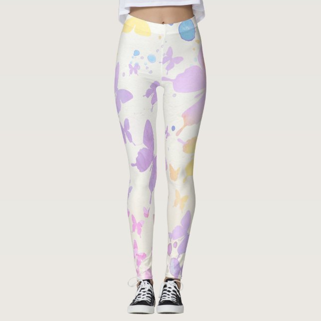 Leggings Mariposas acuarelas (Anverso)