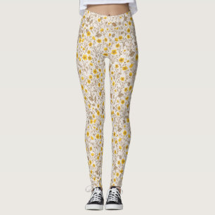Leggings Mariposas, amarillas y marrones