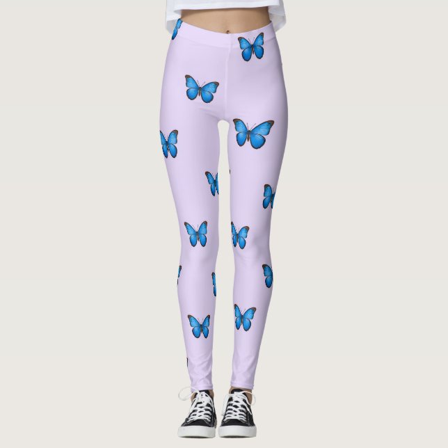 Leggings Mariposas Azules (Anverso)