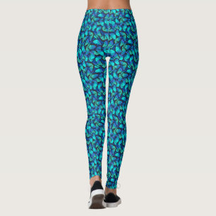 Leggings Mariposas azules estampadas