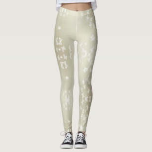 Leggings Mariposas blancas