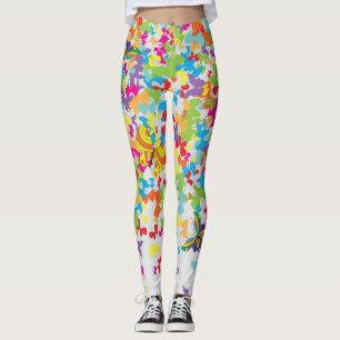 Leggings Mariposas coloridas 01.bw offWhite BG