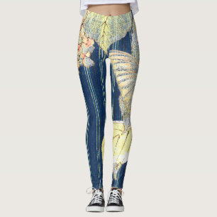 LEGGINGS MARIPOSAS DE LAS LECTURAS, HUELLAS JAPONESAS