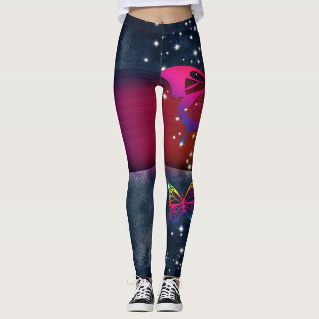 Leggings Mariposas de los arco iris n (Anverso)