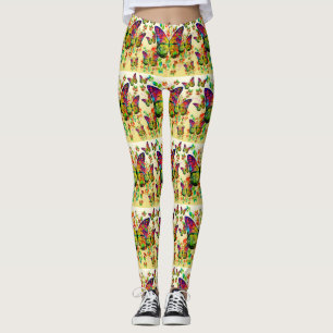 LEGGINGS MARIPOSAS DE PRIMAVERA COLORIDA NATURALEZA