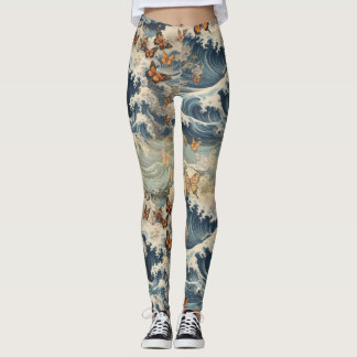 Leggings Mariposas En Ondas