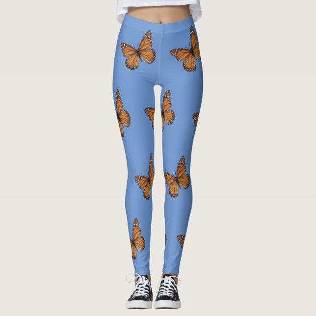 Leggings Mariposas monarcas (Anverso)