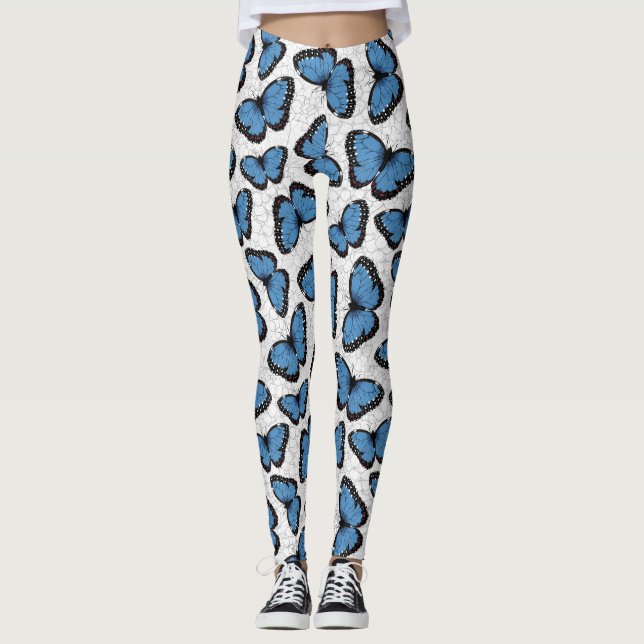Leggings Mariposas morfo azules (Anverso)