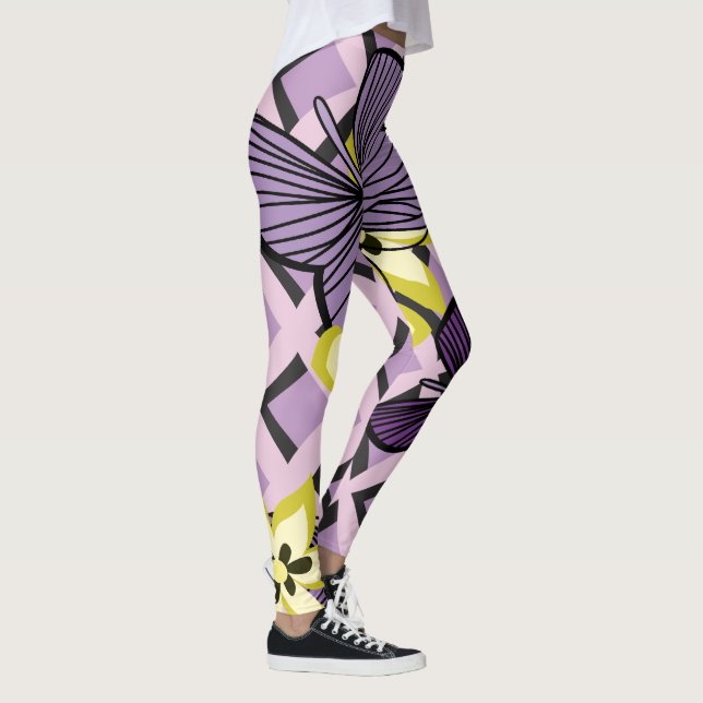Leggings Mariposas púrpuras (Derecha)