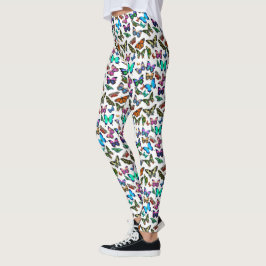 Leggings Mariposas que agitan por las polainas de las