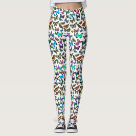Leggings Mariposas que agitan por las polainas de las