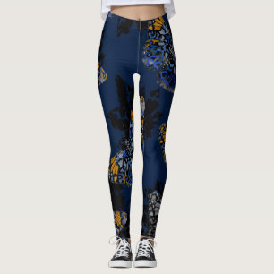 Leggings Mariposas que brillan intensamente en polainas de