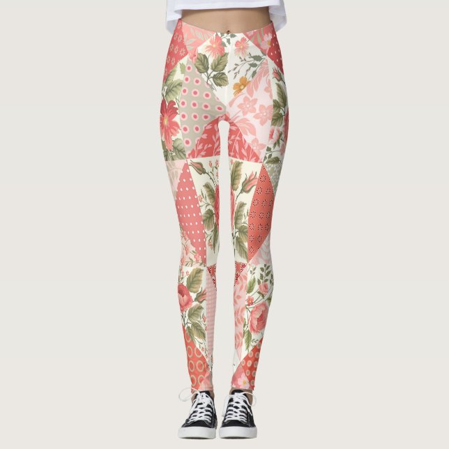 Leggings Mariposas rosas sin problemas (Anverso)