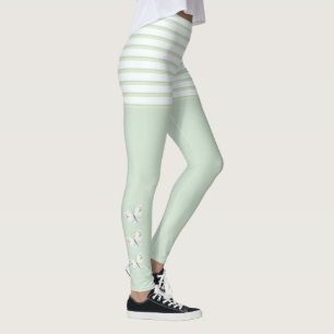 Leggings Mariposas verdes y cintas