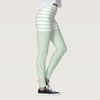 Leggings Mariposas verdes y cintas