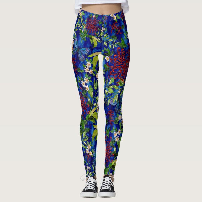 Leggings Mariposas y daises (Anverso)