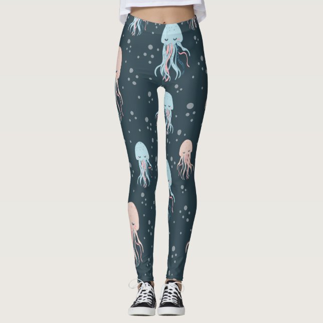 Leggings Maritim Nautic Ocean Sealife Octopus (Anverso)