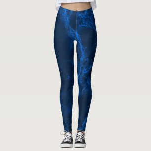 Leggings Mármol azul marino
