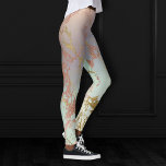 Leggings Mármol beige elegante | Mint Sage Green Rosa Gold<br><div class="desc">Diseño femenino sofisticado con una textura acuarela moderna de cobre y mármol verde salado en un suntuoso bronce metálico oscuro oscuro, oro rosa y paleta verde menta con Relieve metalizado dorado. Este gradiente pintado a mano añade el toque de color perfecto. A partir de la colección "Mármolas acuáticas modernas", este...</div>