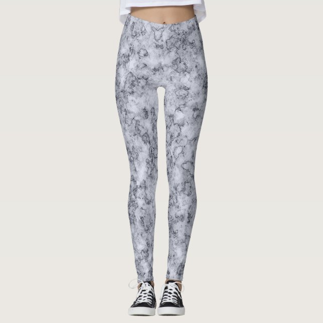 Leggings Mármol gris azul (Anverso)
