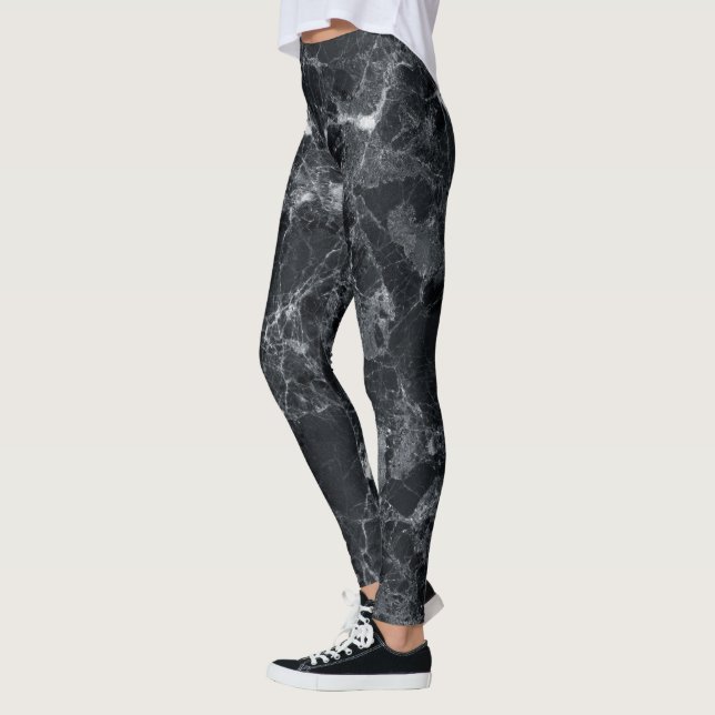 Leggings Mármol negro (Izquierda)
