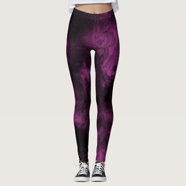 Leggings Mármol rosa oscuro ahumado (Anverso)