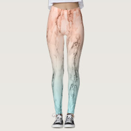 Leggings Mármol rosa oscuro moderno