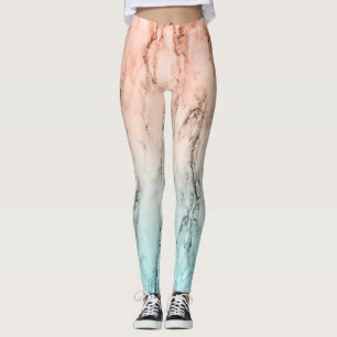 Leggings Mármol rosa oscuro moderno