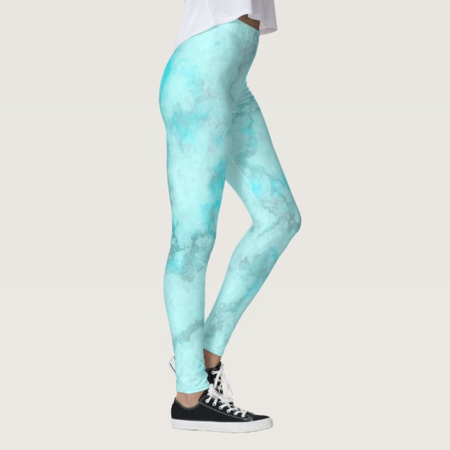 Leggings Mármol turquesa (Derecha)