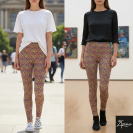 Leggings Mármoles de vidrio de color