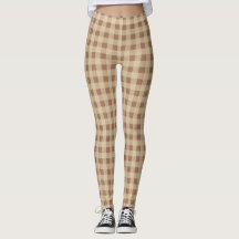 Marrón Beige Cuadro Búfalo Plaid Moderno