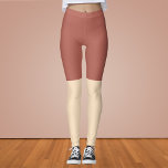 Leggings Marrón eléctrico y Bisque<br><div class="desc">Marrón eléctrico y Bisque</div>