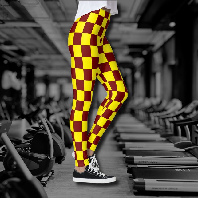 Leggings Marrón y cosecha amarilla (Subido por el creador)