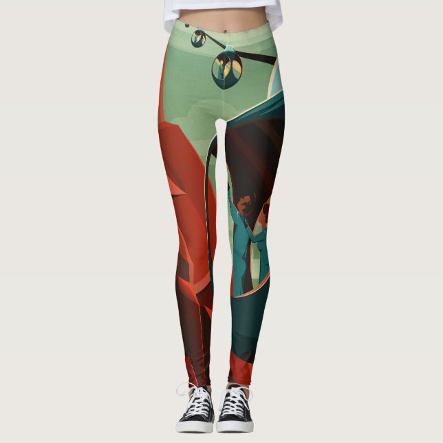Leggings Marte Olympus Mons Sistema Solar Volcán Más Alto (Anverso)